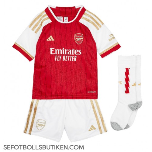 Arsenal Gabriel Jesus #9 Replika Babykläder Hemma matchkläder barn 2023-24 Korta ärmar (+ Korta byxor)